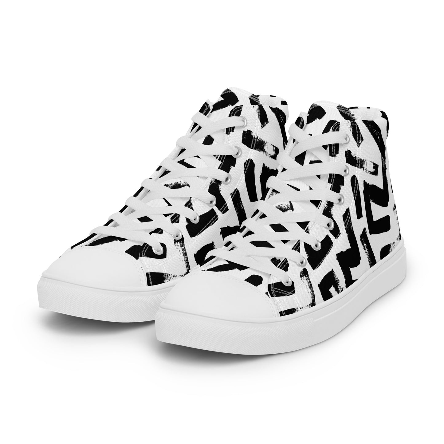 Maze high top canvas shoes