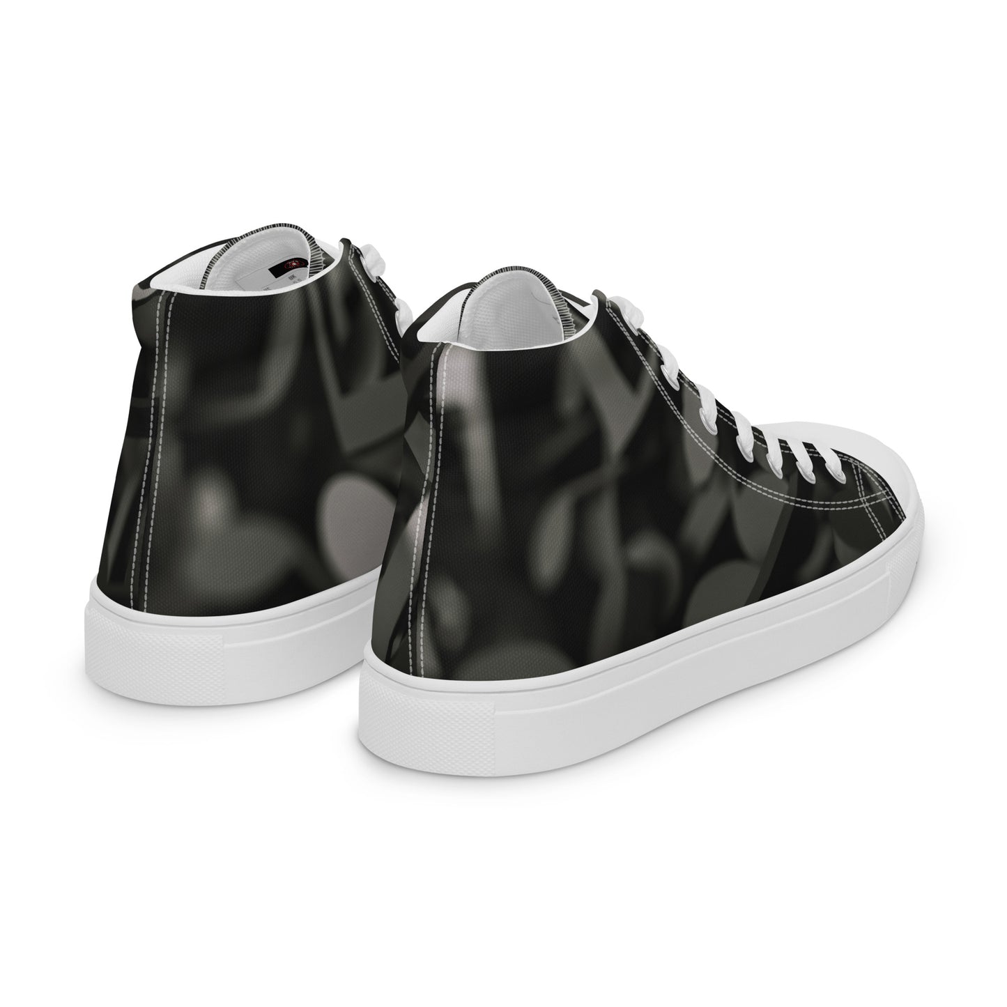 Musicale high top canvas shoes